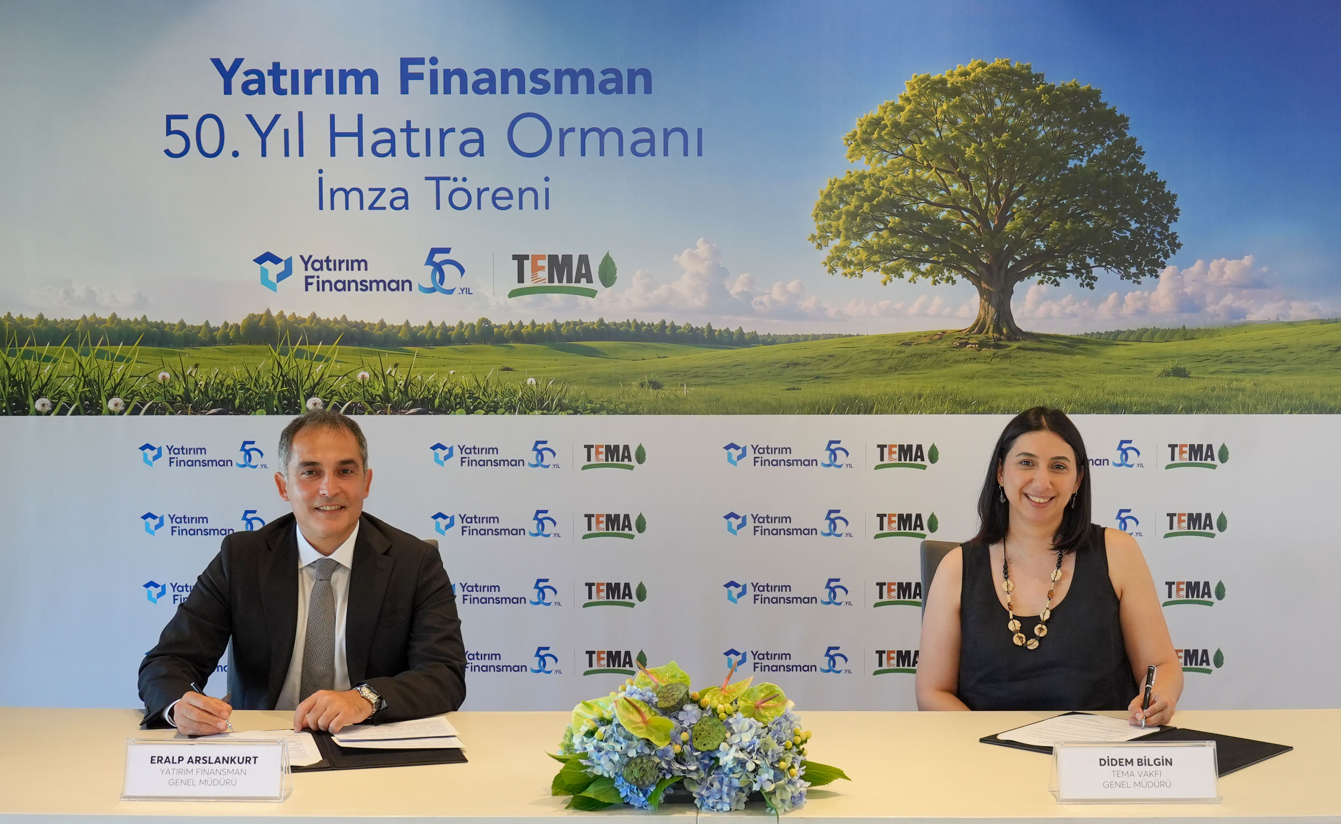 Yatırım Finansman’dan 50. Yılında 10 bin fidanlık hatıra ormanı