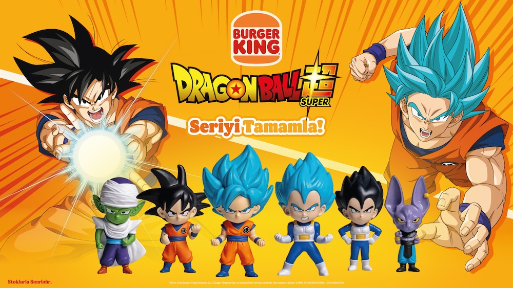 Burger King®’de Dragon Ball Super Heyecanı Başlıyor