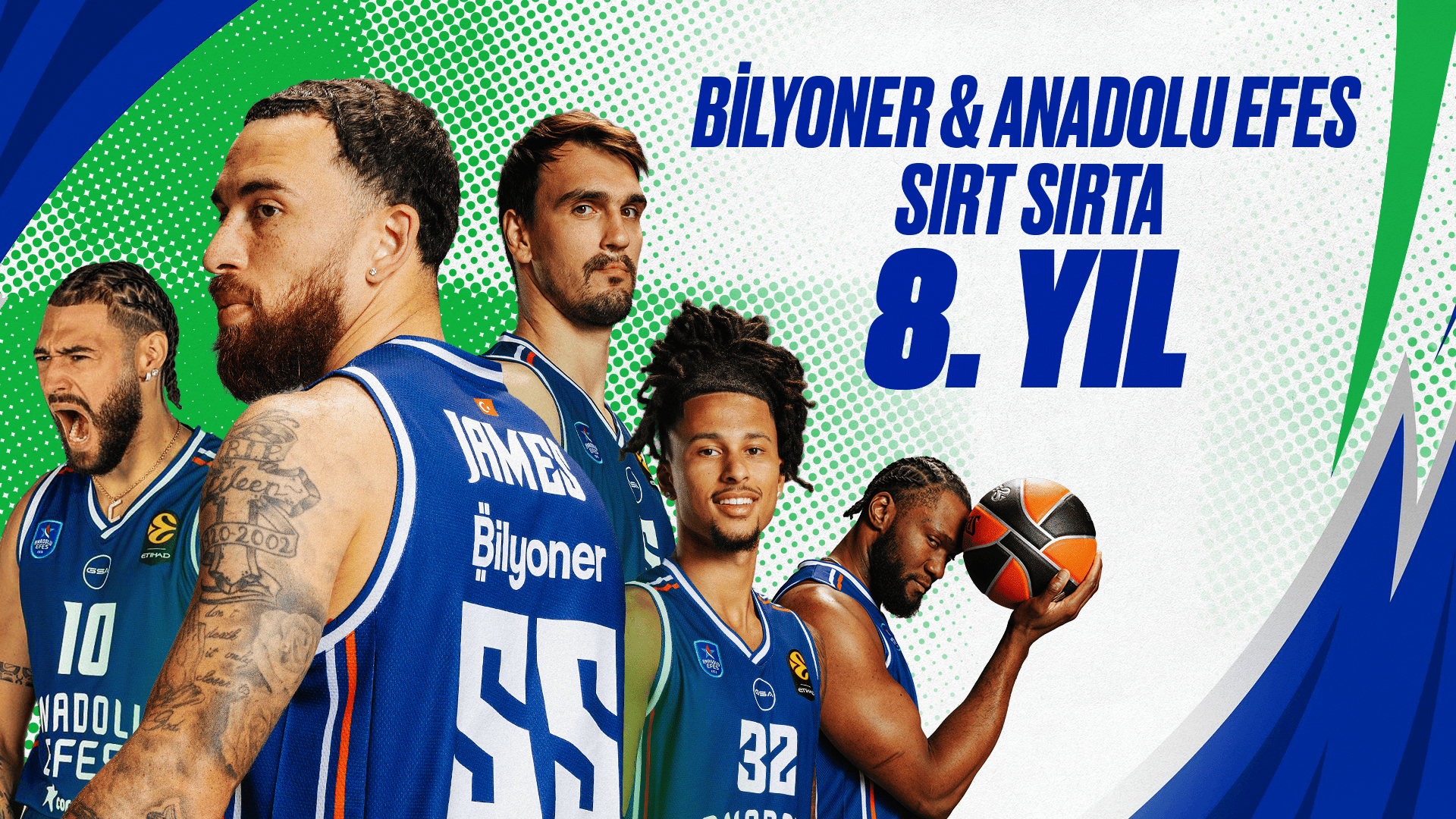 Bilyoner, Anadolu Efes Spor Kulübü’nün Sekizinci Kez Resmi Sponsoru Oldu
