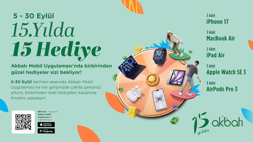 Akbatı’nın 15. Yıl Heyecanı Hediyelerle Büyüyor