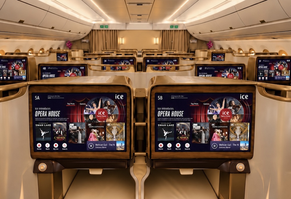 Emirates’in uçak içi eğlence sistemi ice’ta yeni dönem