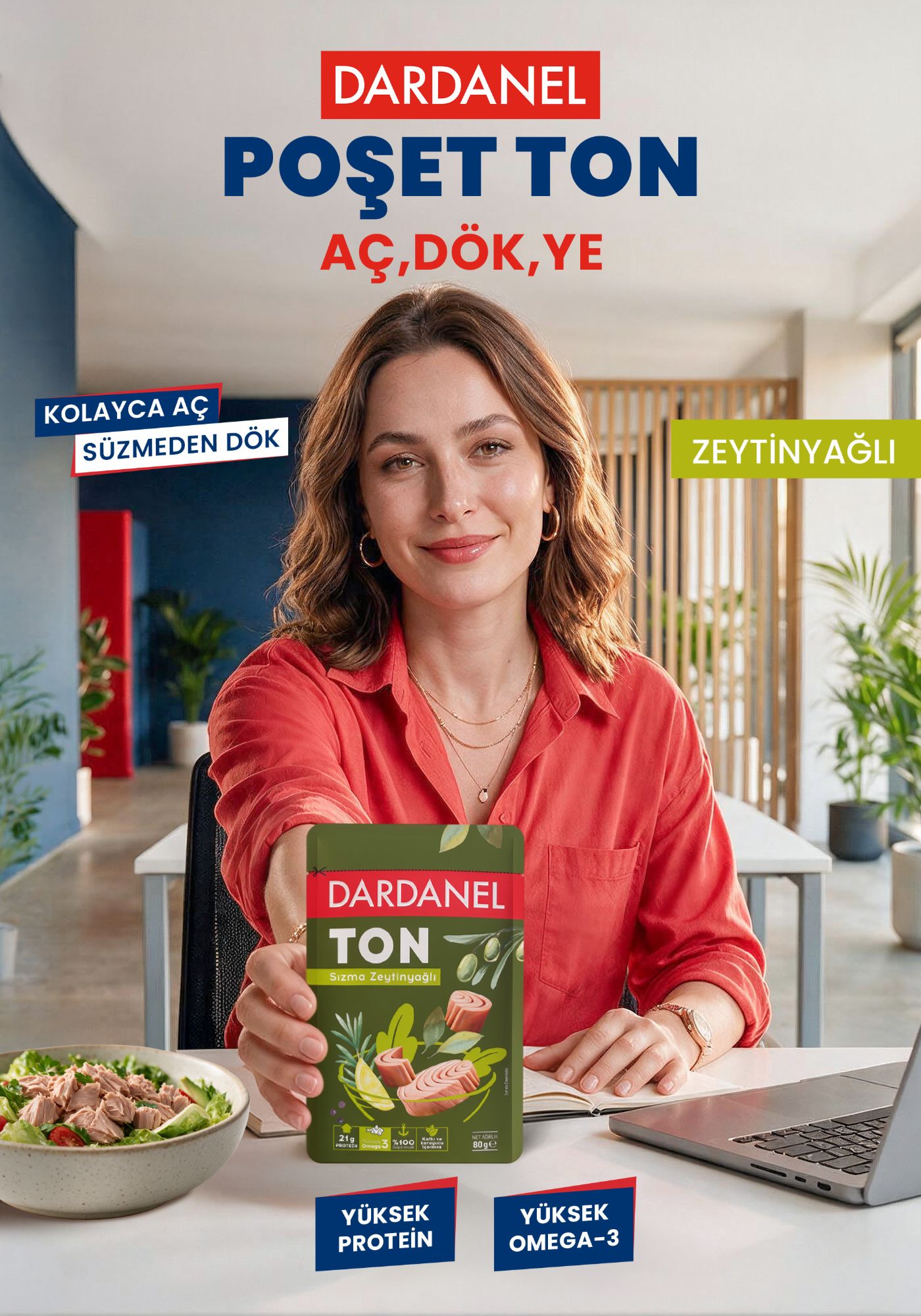 Dardanel Ton Poşet’ten Yeni Reklam Kampanyası “Aç, Dök, Ye!”