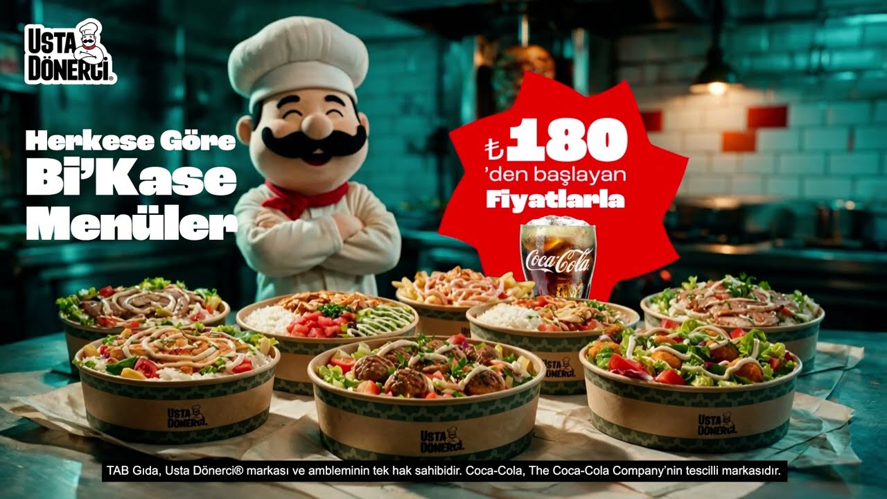 Usta Dönerci®’de Herkese Göre Bi’Kase Var! Reklam Filmi Yayında!